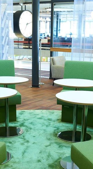 The Seating Area of the Aspire Airport Lounge in Copenhagen Airport