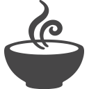 Hot food icon