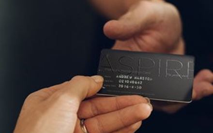 Black Aspire Lounge card by Executive Lounges
