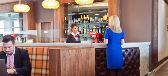 The Upperdeck Airport Lounge Bar in Glasgow Airport