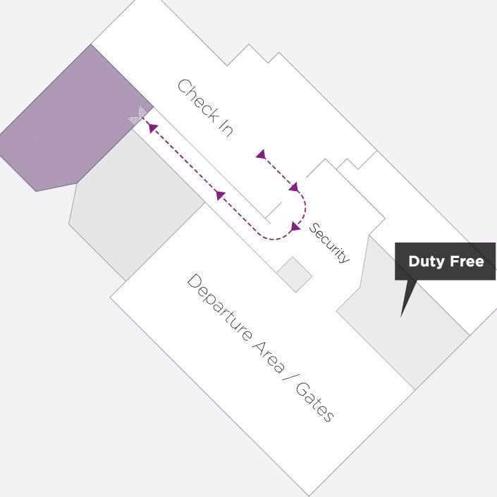 Directions to the Aspire Airport Lounge in Humberside Airport