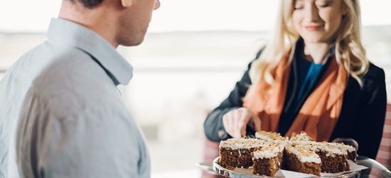 Complimentary food and drink at the Aspire Airport Lounge in Inverness Airport