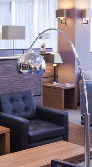 Seating area at Club Aspire Lounge Gatwick Airport North Terminal