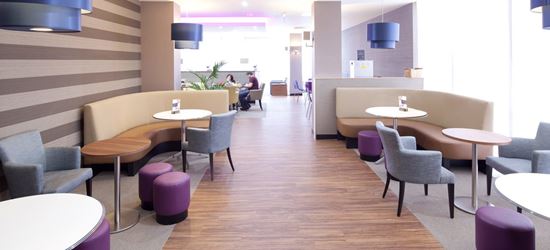 Seating area at Club Aspire Lounge Gatwick Airport North Terminal