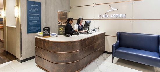 The Club Aspire Airport Lounge in London Heathrow Airport Terminal 3