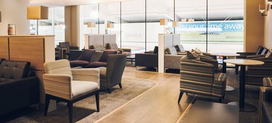 Seating Area of the Aspire Airport Lounge in London Luton Airport