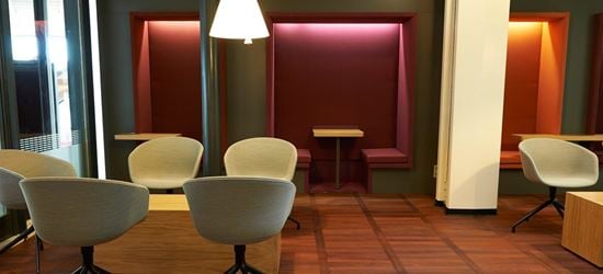 The Seating Area of the Aspire Airport Lounge in Copenhagen Airport