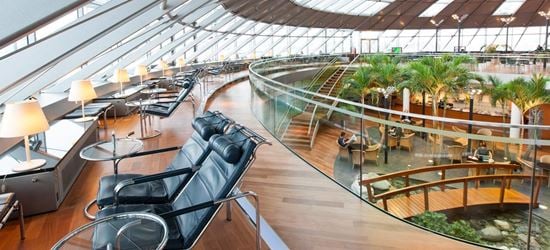 Seating Area of the Skyview Airport Lounge in Basel Mulhouse Freiburg EuroAirport