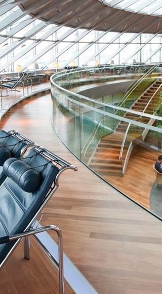 Seating Area of the Skyview Airport Lounge in Basel Mulhouse Freiburg EuroAirport
