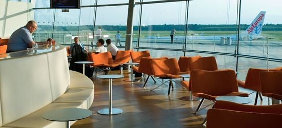 Seating Area of the VIP Airport Lounge in Graz Airport