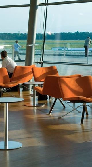 Seating Area of the VIP Airport Lounge in Graz Airport