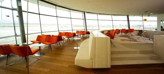 Seating Area of the VIP Airport Lounge in Graz Airport