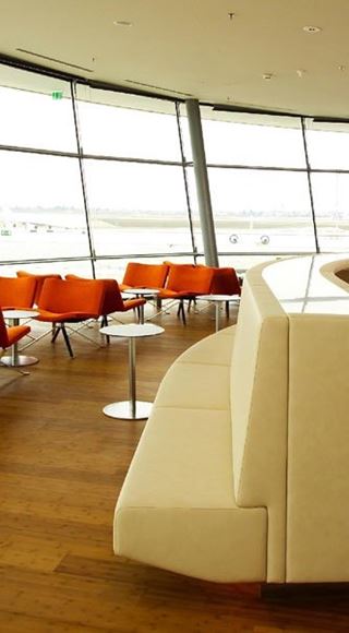 Seating Area of the VIP Airport Lounge in Graz Airport