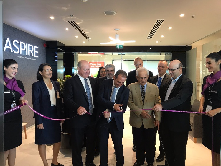 The opening of the Aspire Aphrodite Lounge at Larnaca Airport