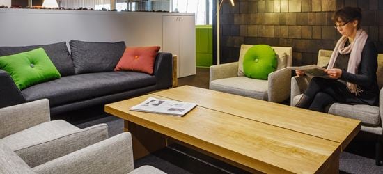 Seating Area of the Aspire Airport Lounge in Helsinki Airport