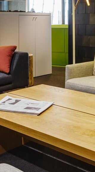 Seating Area of the Aspire Airport Lounge in Helsinki Airport