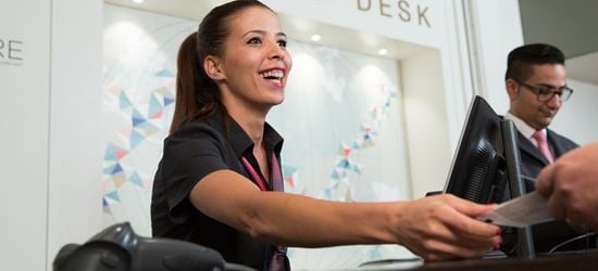 The Aspire Airport Lounge reception at Zurich International Airport