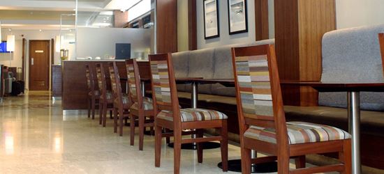 Seating area at the Aspire Airport Lounge in Jomo Kenyatta International Airport