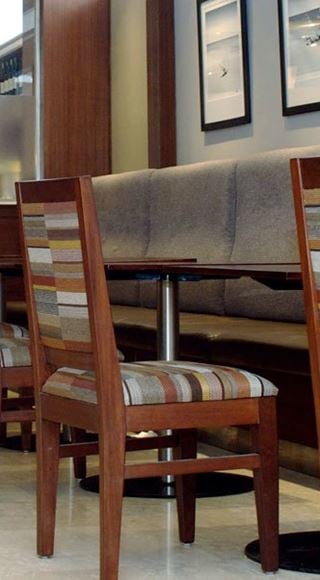 Seating area at the Aspire Airport Lounge in Jomo Kenyatta International Airport