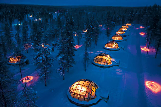 Igloo Village in Finland
