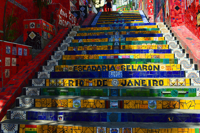 Escadaria Selarón in Rio De Janeiro