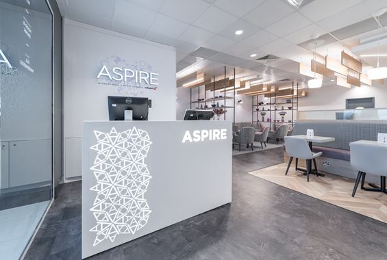 The Aspire Airport Lounge at Liverpool John Lennon Airport