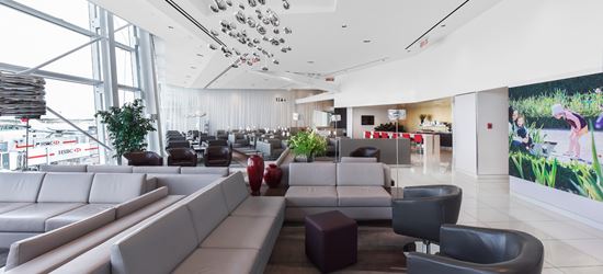 The Swissport Airport Lounge at Montreal Airport