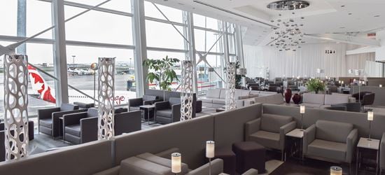 The Swissport Airport Lounge at Montreal Airport