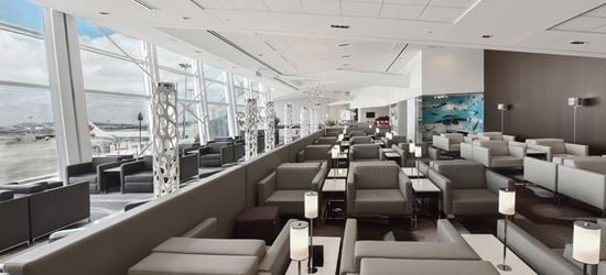 The Swissport Airport Lounge at Montreal Airport