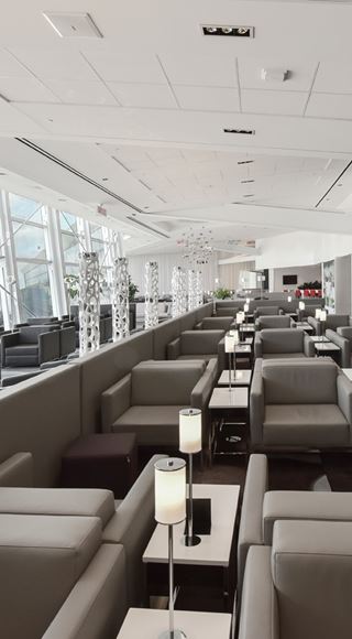 The Swissport Airport Lounge at Montreal Airport
