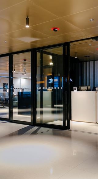 The Entrance To The Amsterdam Schiphol Airport Aspire Lounge