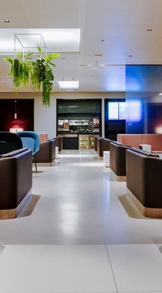 Seating Areas At The Amsterdam Schiphol Aspire Lounge