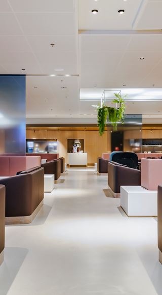 The Aspire Lounge at Amsterdam Schiphol Airport Seating Areas