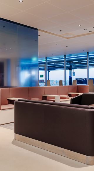 Amsterdam Schiphol Airport Lounge Seating Areas