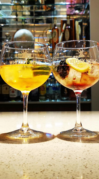Whitley Neill Cocktails at Club Aspire Airport Lounge in London Heathrow Airport Terminal 3