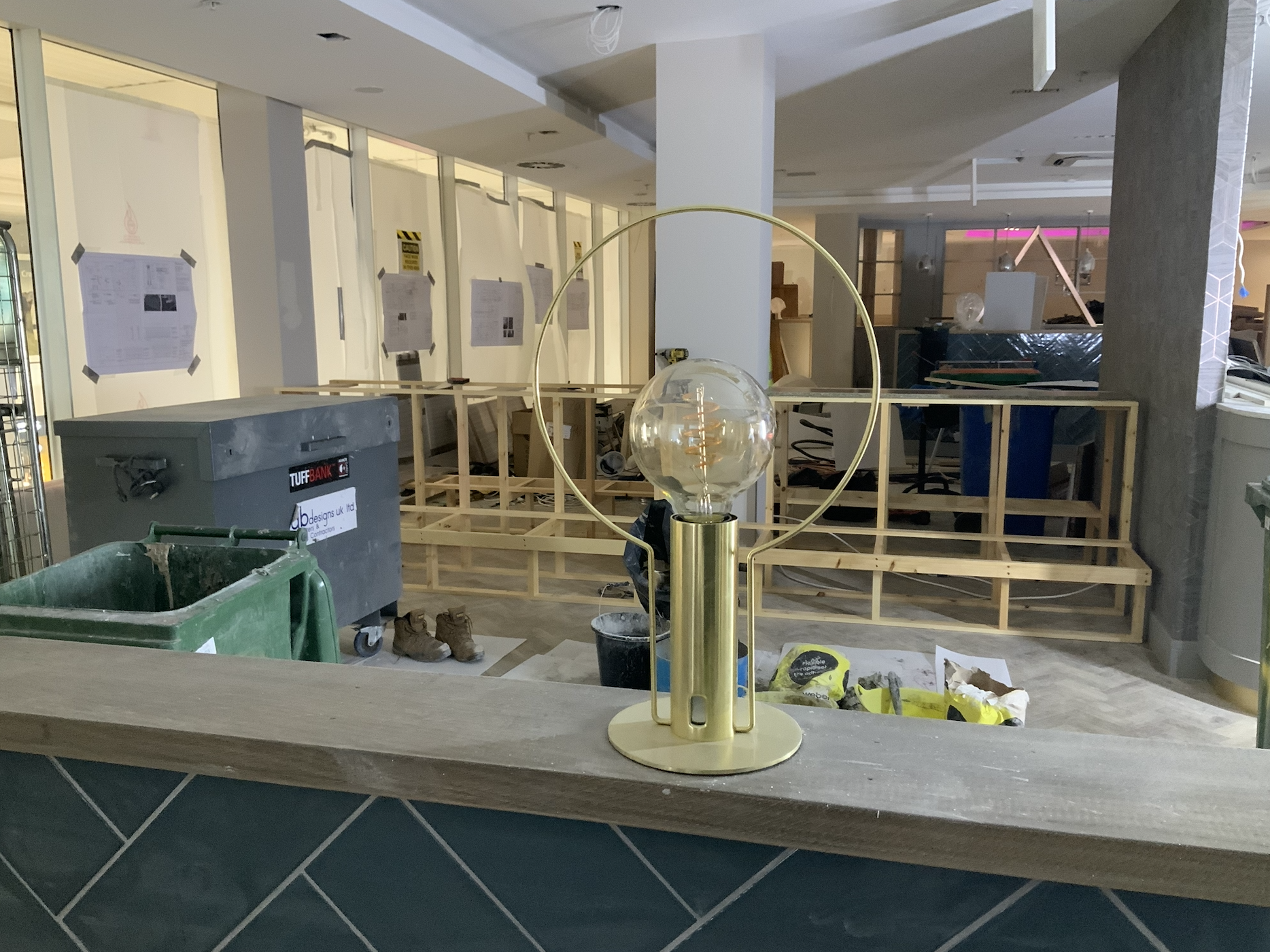 Building Progress at Aspire Lounge London Luton Airport