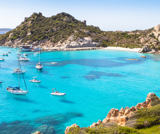 A beach in Sardinia