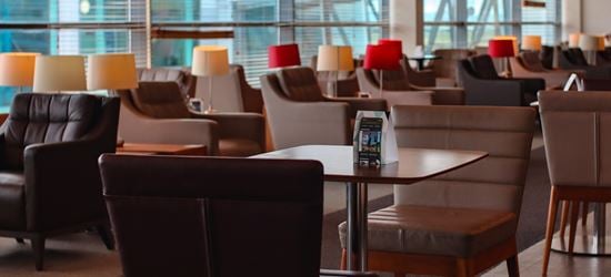 Image of seating in Belfast City Airport Aspire Lounge