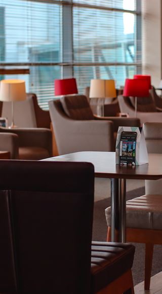 Image of seating in Belfast City Airport Aspire Lounge